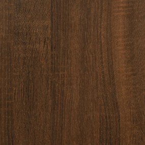 Banco arrumação 62x42x46 cm derivados madeira carvalho castanho