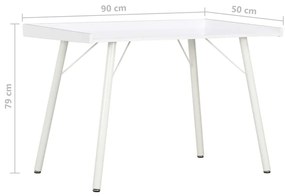 Secretária 90x50x79 cm branco