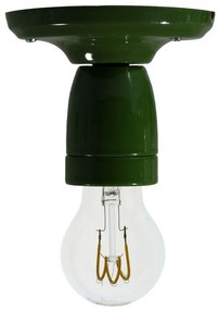 Fermaluce Color the colorful porcelain wall or ceiling light source - Green / Com lâmpada