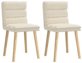 Cadeiras de jantar 2 pcs linho