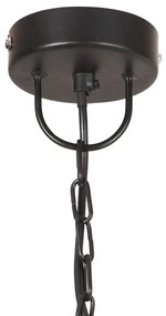 Candeeiro suspenso vintage indust. redondo 25W 31cm E27 multicor