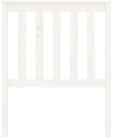 Cabeceira de cama 81x4x101 cm pinho maciço branco