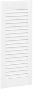 Portas de armário 2 pcs design de persiana 69x29,5 cm branco