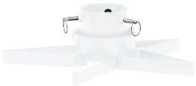 Suporte para árvore de Natal 47x47x13,5 cm branco