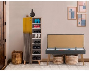 Conjunto de Móveis de Entrada Vegas – Sonomo/Antracite – Armário: 50x1