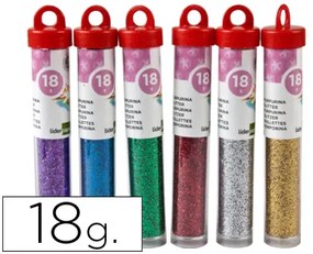 Purpurina Fantasia Cores Metálicas Sortidas Frasco de 18 gr