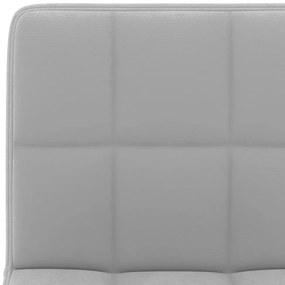 Bancos de bar 2 pcs veludo cinzento-claro
