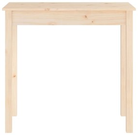 Mesa consola 80x40x75 cm madeira de pinho maciça