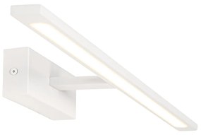 Candeeiro de parede branco 62 cm incl. LED IP44 - Jerre Design