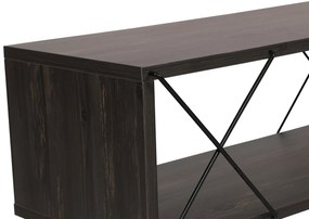 Móvel TV Street – Castanho Escuro – 120 cm x 40 cm x 30 cm