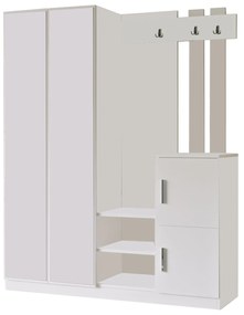 Cabide de Entrada DD8 – Branco – 147,2x179,7x37,5 cm