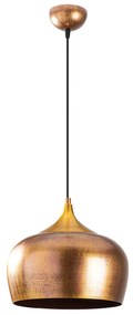 Candeeiro de Teto Berceste – Dourado – 30 x 30 cm