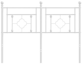 Cabeceira de cama 120 cm metal branco