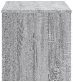 Móvel de TV 120x40x40 cm derivados de madeira cinzento sonoma