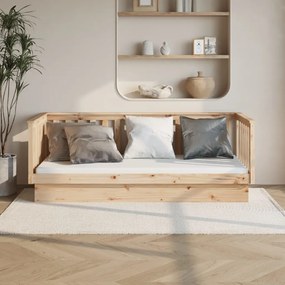 821564 vidaXL Sofá-cama 90 x 200 cm madeira de pinho maciça