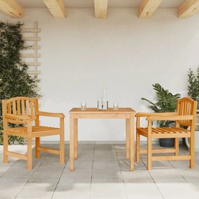 vidaXL Cadeiras de jardim 2 pcs 58x59x88 cm madeira de teca maciça