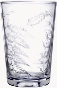 Copos em cristal artesanal Fern, conjunto de 6