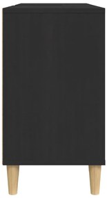 Móvel p/ lavatório 80x33x60 cm derivados de madeira preto