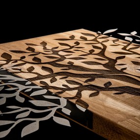 Acessório Decorativo de Parede Sogut – Preto Nogueira – 72 x 58 cm