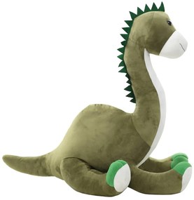 Dinossauro brontossauro de peluche verde