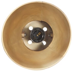 Candeeiro de parede industrial 65x25 cm E27 bronze