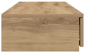 Camas Armazenamento vidaXL Carvalho Artesanal 120x36,5x16,5 cm Madeira