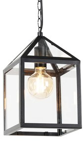 Candeeiro de suspensão exterior inteligente preto IP23 com Wi-Fi G95 - Amsterdam