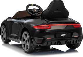 Carro elétrico para crianças RUF GT 12V,com portas rebatíveis, comando remoto, luzes LED dianteiras e traseiras, entrada USB/Aux, bateria de lítio, li