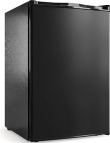 HOMCOM Mini Congelador 84,8 L Silencioso com Porta Reversível, Temperatura Ajustável e 2 Prateleiras Amovíveis, Preto | Aosom Portugal
