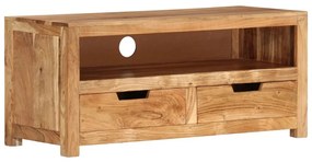 vidaXL Móvel de TV 88x35x40 cm madeira de acácia maciça