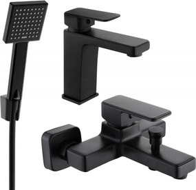 Mexen Cetus Conjunto de banho R45, preto - 744303R45-70