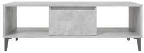 Mesa de centro derivados de madeira cinzento cimento