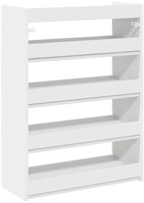 Sapateira 60x25x81 cm derivados de madeira branco