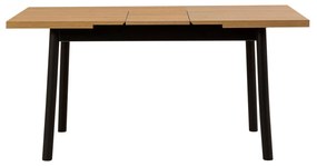 Conjunto de Mesa de Jantar Extensível e Cadeiras Oliver – Preto – Mesa