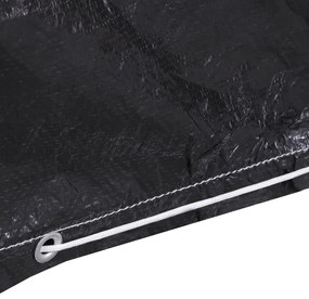 Capas para mobiliário de jardim 2 pcs com 10 ilhós 205x90 cm