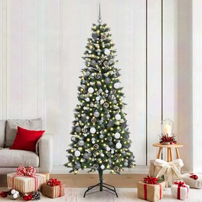 vidaXL Árvore de Natal Artificial Verde PVC