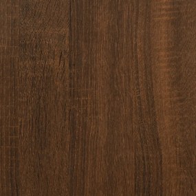 Mesa cabeceira 44x45x60 cm derivados madeira carvalho castanho