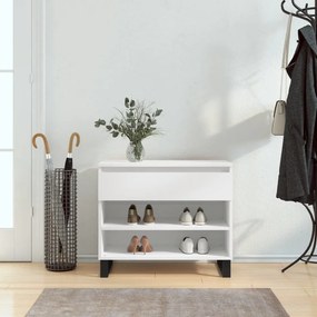 vidaXL Sapateira 70x36x60 cm derivados de madeira branco