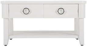 MESA DE CENTRO SHINE 90X60X47 CM BRANCA