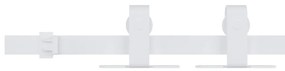 Mini kit para armário deslizante aço carbono 200 cm branco