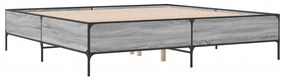 Estrutura de cama 180x200 cm derivados madeira/metal