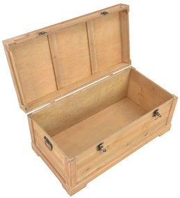 Baú de arrumação com almofadão 80x40x40 cm MDF