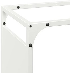 Suporte para lenha 44x28x65 cm aço laminado a frio branco