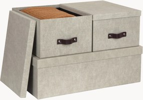 Caixas empilháveis Inge, conjunto de 3