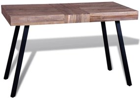 241707 vidaXL Mesa de teca reciclada