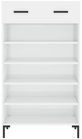 Sapateira 60x35x105 cm derivados de madeira branco brilhante