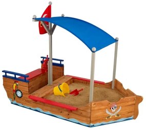 Barco Pirata de Areia Para Crianças para Exterior