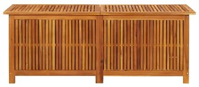Caixa arrumação para jardim 150x50x58 cm madeira acácia maciça