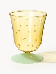Copos em vidro borossilicato artesanais Dot, conjunto de 2