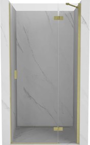 Mexen Mist-H porta de duche de abrir à direita 100 cm, transparente, dourado escovado - 8A5-100-000-55-00-P